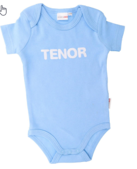 Baby-Body Tenor blau 