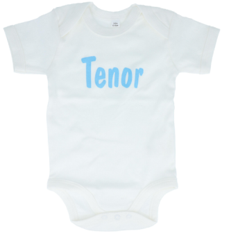 Baby-Body Tenor weiß 